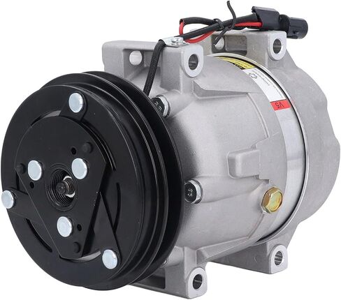 AC Compressor 700651 Replacement 65mm Foot ID Quick Mounting V5 for SY75-8 Excavator Air Conditioning in Saudi Arabia