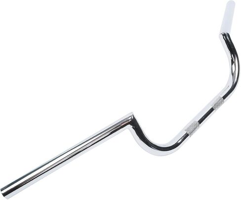 XMT-MOTO Motorcycle Handlebar 7/8" Bars Fit for Bobber Cruiser Cafe Racer Bike(Chrome 1 PCS) in Saudi Arabia