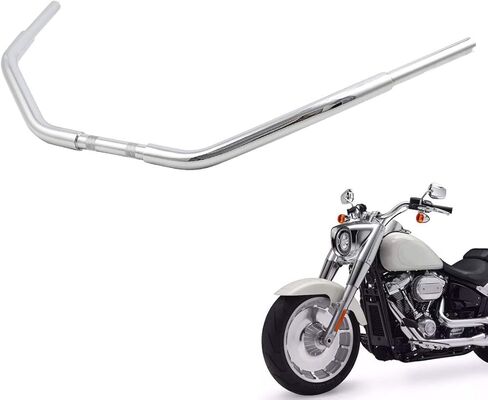 TCMT 3.5" Rise Chrome Hangers 1 1/4'' Beach Handlebar Fit For Harley Sportster XL Softail FXST CVO Deluxe FLSTNSE Dyna in Saudi Arabia