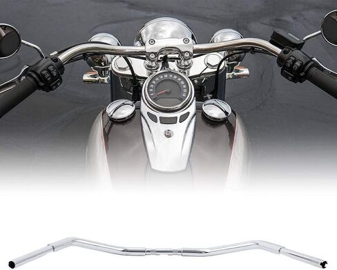 TCMT 3.5" Rise Chrome Hangers 1 1/4'' Beach Handlebar Fit For Harley Sportster XL Softail FXST CVO Deluxe FLSTNSE Dyna in Saudi Arabia