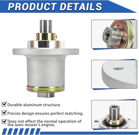 437-0005-00 Lawn Mower Deck Blade Spindle Assembly Compatible with Spartan RT RZ SRT Pro HD XD XDe 54" 61" 72" 2019-2022 Replace 437000500 in Kuwait