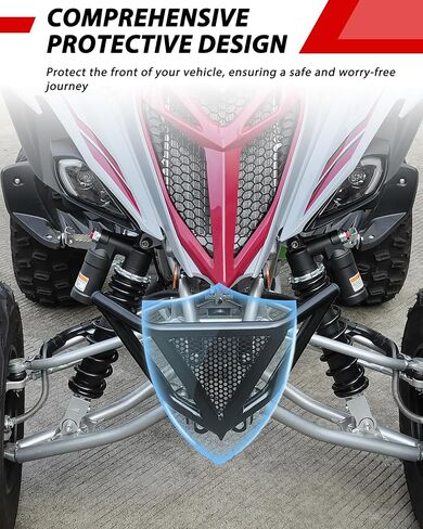 المصد الأمامي لـ Yamaha Raptor 700 700R ، واقي المصد من الجبهة الحديد السوداء لـ Yamaha Raptor YFM 700 / 700R SE 2006-2023 in Saudi Arabia