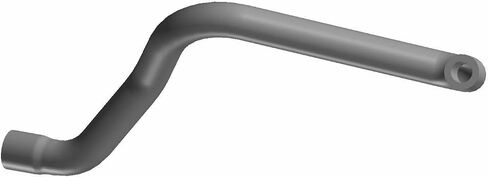 Polaris Snowmobile Center Cooler Bypass Hose, Genuine OEM Part 5413199, Qty 1 in Saudi Arabia