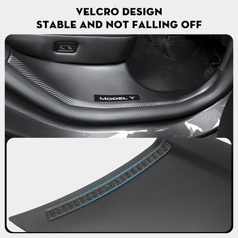 8pcs door sill protector for tesla model y Juniper Door Entry Guard anti-kick protect protect cover for 2025-2026 New Model y Juniper INTORIORIS in Kuwait