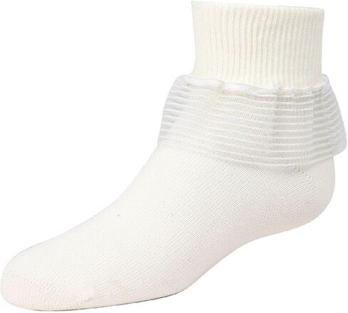MeMoi Girls' Far Out Cotton Blend Lace Ruffle Socks in Saudi Arabia
