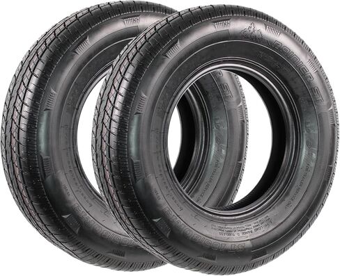 ecustomrim 2 pack ST185/80R13 Deep Tread Steel Termal Trailer Tyre Load D 1710 LBS. - ضمان 6 سنوات مع جانب الطريق المجاني in Saudi Arabia