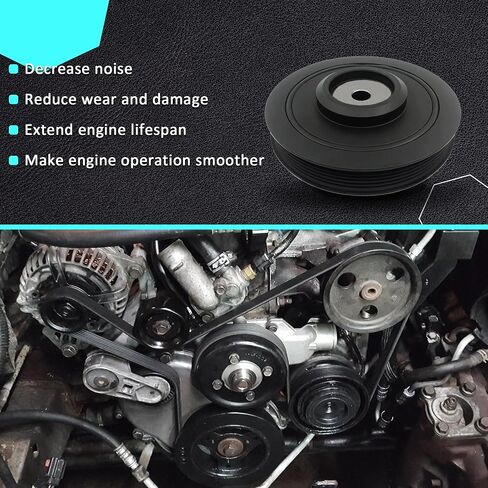 محرك متنازل بوازن المرفقي بكرات متوافقة مع Hyundai Santa Fe Sonata Tiburon Tucson لـ Kia Magentis 2001-2004 Optima 2001-2006 Sportage 2005-2010 594-268 in Saudi Arabia