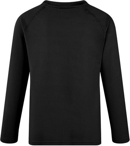 Dreammonkey Boys Compression Thermal Shirt Long Sleeve Fleece Undershirt for Boy Football Baseball Soccer Base Layer in Kuwait