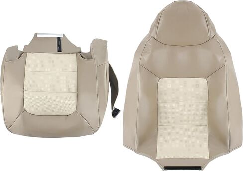 AUTOKAY Driver Complete Perforated Seat Covers Tan for Ford Expedition Eddie Bauer 03-06 in Saudi Arabia