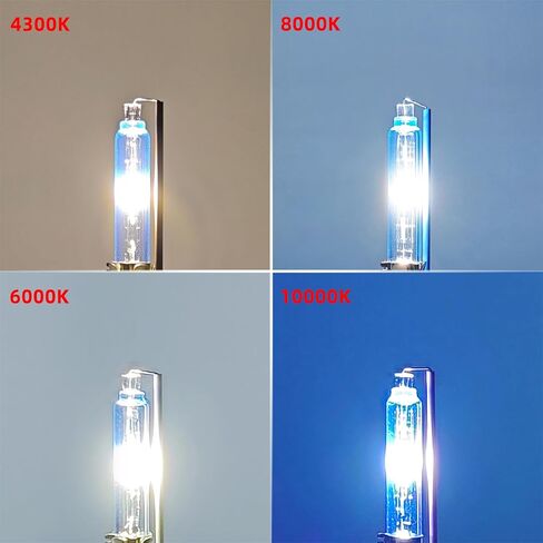 Sinoparcel D4S 55W Xenon HID Headlight Bulbs - 6000K High Low Beam Replacement Lights -Pack of 2 in Saudi Arabia