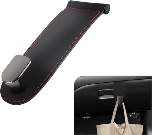 Wuyaoyao Car Co-Pilot Glovebox Hooks ، Automotive Co-Pilot Glove Box Hook Hook Hook Hook ، منظم شماعات محفظة المركبات لمظلة حقيبة البقالة ، إكسسوارات السيارات العالمية (خطافات مزدوجة) in Kuwait