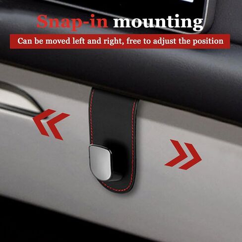 Wuyaoyao Car Co-Pilot Glovebox Hooks ، Automotive Co-Pilot Glove Box Hook Hook Hook Hook ، منظم شماعات محفظة المركبات لمظلة حقيبة البقالة ، إكسسوارات السيارات العالمية (خطافات مزدوجة) in Kuwait