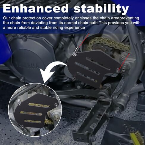 Front Sprocket Cover Chain Protector Guard Fit for Warrior 350 YFM350X 1987-2004, Raptor 350 YFM350R 2004-2013 in Saudi Arabia