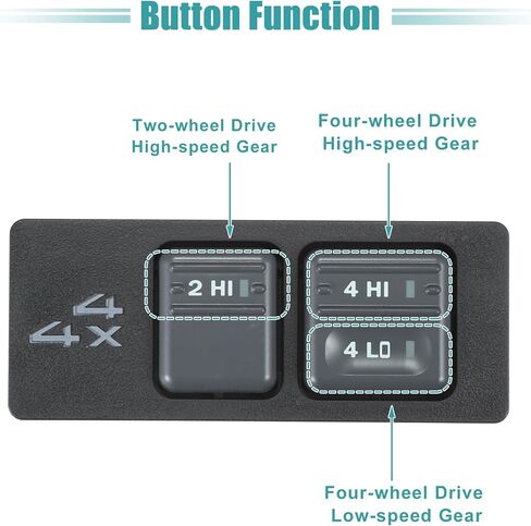 ACROPIX 4WD Selector Switch 4x4 Wheel Drive Transfer Case Switch Fit for Chevrolet K1500 1996-1999 - Pack of 1 in Saudi Arabia