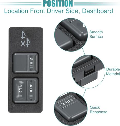 ACROPIX 4WD Selector Switch 4x4 Wheel Drive Transfer Case Switch Fit for Chevrolet K1500 1996-1999 - Pack of 1 in Saudi Arabia