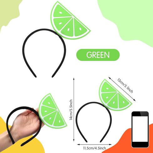 Lemon Slice Headpiece Halloween Fruit Slice Headband Lime Costume Accessory Fruit Hairband in Saudi Arabia