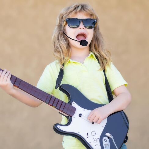 Spooktacular Creations Fake Microphone Headset Prop, Rockstar Singer Costume Headband Mic Accessories, Rock Star Headphones for Adults Men Women Halloween Cosplay Party props in Saudi Arabia