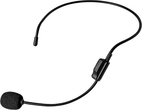 Spooktacular Creations Fake Microphone Headset Prop, Rockstar Singer Costume Headband Mic Accessories, Rock Star Headphones for Adults Men Women Halloween Cosplay Party props in Saudi Arabia