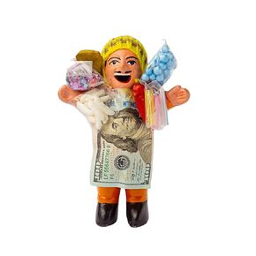 Ekeko 5.5" - Handmade God of Abundance Doll for Prosperity and Good Luck