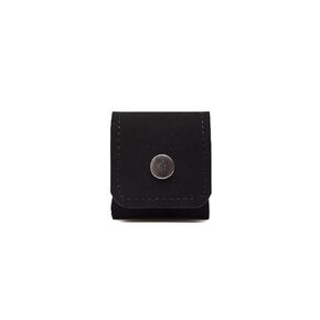 Handmade Black AirPods Case AirPod Cover. Shock Resistant Earphones Pouch Headphones Charging Case Travel Solution.