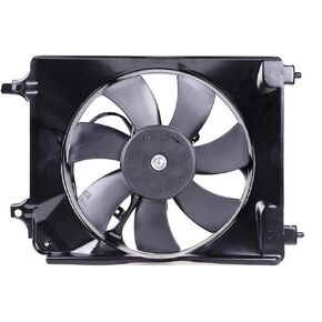 SCITOO Radiator AC A/C Condenser Cooling Fan Compatible with 2006-2011 for Civic 1.3L 1.8L 2.0L