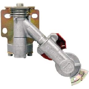 Tectran 9221 Bracket Mount Aluminum Swivel Gladhand (, Service Swivel Mount - 45 Degrees, Aluminum, Unplugged Port A (3/8"), Plugged Port B (3/8")