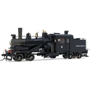 Heisler Steam Locomotive Coos Bay Lumber Company #8 2-Truck Model HO Scale w/DCC Sound Decoder Model Train HR2947S