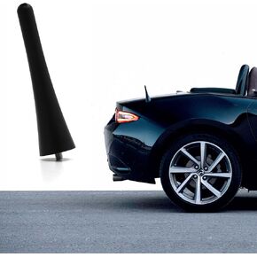 Short Stubby Antenna mast Aluminum Compatible with Ford Mustang Convertible 2015 2016 2017 2018 2019 2020 2021 2022 2023