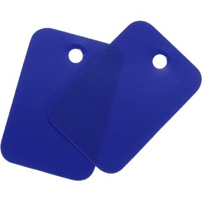 MECCANIXITY Blank Waterproof Eyelet Hole Plastic Shipping Tags,Blank Labeling Tags for Product Identification Tags,Valve Marking,Outdoor Tagging,2.5x4cm/0.98x1.57 Inch Pack of 200,Red
