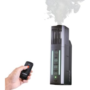 SmokeNINJA Portable Fog Machine, Handheld Wireless Smoke Machine with Remote Control for Photography, Outdoor Events, Parties, Stage Effects, Halloween, Disinfection or Weddings(Full Kit)