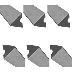 U23 Rubber Bumpers Replacement Pool Table Rail Cushions (Set of 6) - 7 Foot