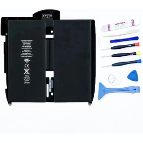 A1315 Battery Compatible with iPad 1 1st Gen A1219 A1337 741-0025-A 616-0448 3.75V 24.8WHr with Tools