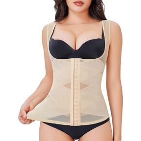 Nebility Waist Trainer for Women Corset Shapewear Tummy Control Body Shaper Vest Waist Cincher Shapewear