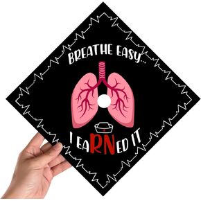 Nurse Nursing Printed Graduation Cap Grad Cap Printed Topper in Saudi Arabia