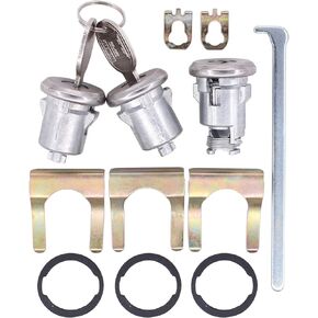 XtremeAmazing Door Lock Cylinder Set for Skylark Special Biscayne Camaro Caprice Chevelle Impala Malibu Nova Cutlass Bonneville Catalina Grand Am Grand Prix GTO Lemans Parisienne Tempest in Saudi Arabia