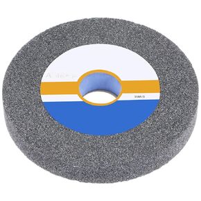 Bench Grinding Wheel 6 Inch 80 Grit 0.8" Thickness 1-1/4 Inch Arbor Aluminum Oxide Grinding Wheel Grinding and Cutting Grinder Wheel for Cars Ships Machinery, Grey