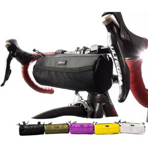 Lumiere & Co. Bike Handlebar Bag, Bike Bag, Bicycle Handlebar Bag, Bike Front Bag, Mountain Bike Storage, Front Frame Storage, Bicycle Accessories, Bike Pouch for Bicycle