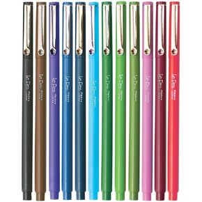 Marvy (4300S-12pk) Le Pen, 12 Color Set, Dozen (Micro Fine Point)