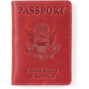 Leather Passport Holder, Handmade Passport Cover - Genuine Leather, Elegant Design, Easy Access - Passport Case, Passport Wallet, Passport Holder