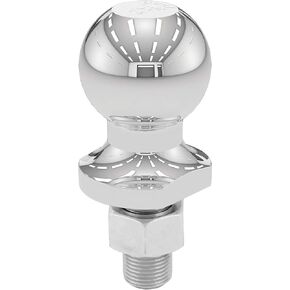 CURT 40061 Chrome Trailer Hitch Ball, 2,000 lbs, 1-7/8-Inch Diameter, 3/4 x 1-5/8-Inch Shank