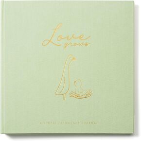 Lucy Darling Pregnancy Journal & Memory Book Desert Sand, Mom & Baby Diary, Pregnancy Must Haves for Expecting First Time & Experienced Moms, Maternity Milestone Gifts, Premium Baby Book Keepsake