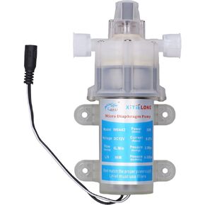 Self Priming Single Diaphragm Pump W0442 Miniature Diaphragm Pump Portable Low Noise 12V for Industrial Chemical