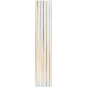 Dowel Rod - Wood - 3/8" x 12 inches - 6 Pieces