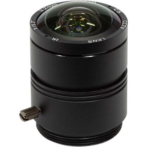 Arducam 120 Degree Ultra Wide Angle CS Lens for Raspberry Pi HQ Camera, 3.2mm Focal Length with Manual Focus