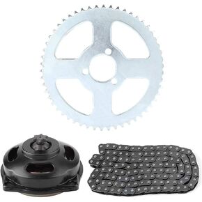Rear Sprocket Chain, Aluminum Alloy Motorcycle Chain, T8F Chain 6T Gear Box Rear Sprocket Mini Moto Chain for Mini Motorcycle 47cc 49cc
