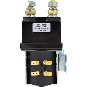 SW200 72V 400A Contactor Solenoid Compatible with Albright Single Pole Single Throw Normally Open Electric Heavy Duty Coil