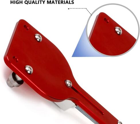 قاطع فلتر الزيت 77750، أداة قطع فلتر الزيت الأحمر العالمي من الألومنيوم الخام لقطع الفلتر يناسب الفلتر حتى نطاق القطع 2-3/8 بوصة - 4-3/4 بوصة in Kuwait