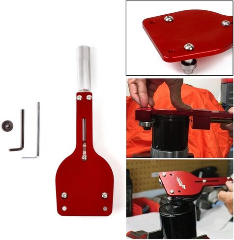 قاطع فلتر الزيت 77750، أداة قطع فلتر الزيت الأحمر العالمي من الألومنيوم الخام لقطع الفلتر يناسب الفلتر حتى نطاق القطع 2-3/8 بوصة - 4-3/4 بوصة in Kuwait