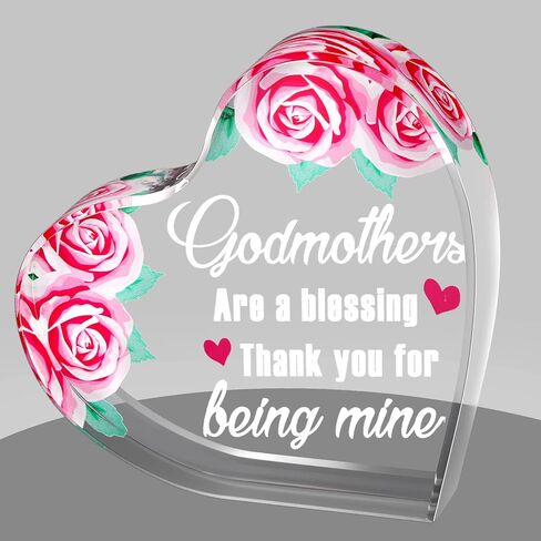 هدايا العرابة من العرابات هي نعمة شكرًا لكونك تذكارًا لقلبي من الأكريليك ووزن الورق، هدايا عيد ميلاد الأم، إعلان الحمل، هدايا للأم والممرضة in Kuwait