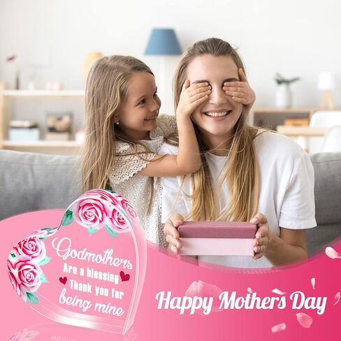 هدايا العرابة من العرابات هي نعمة شكرًا لكونك تذكارًا لقلبي من الأكريليك ووزن الورق، هدايا عيد ميلاد الأم، إعلان الحمل، هدايا للأم والممرضة in Kuwait